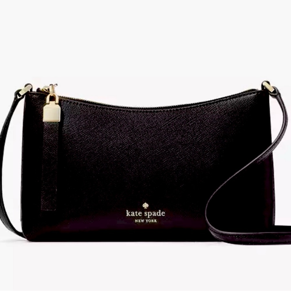 Kate Spade Sadie Black Leather Small Crossbody
Handbag NWT